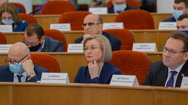 Заседание Законодательного Собрания Оренбургской области